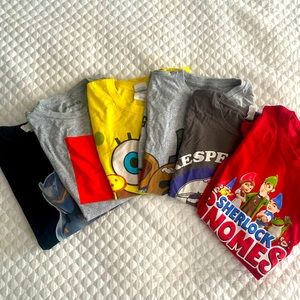 6 boys tee shorts, various sizes. All in excellent condition!